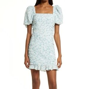 Blue floral Chelsea28 mini dress size XS